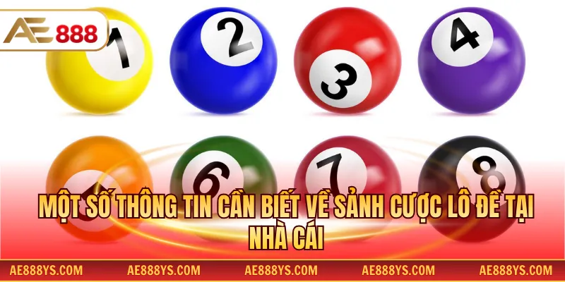 Một số thông tin cần biết về sảnh cược lô đề tại nhà cái